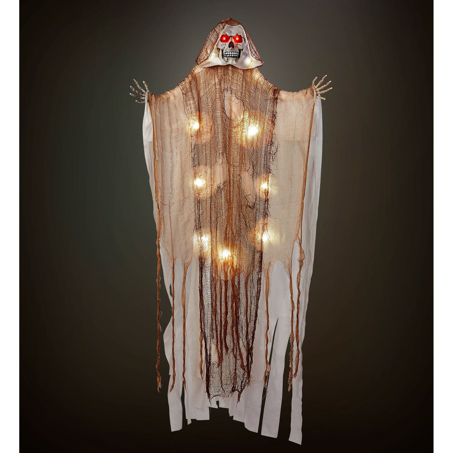 "LEUCHTENDER SENSEMANN MIT LEUCHTENDEN ROTEN LED AUGEN" 170 cm – Ansicht 4