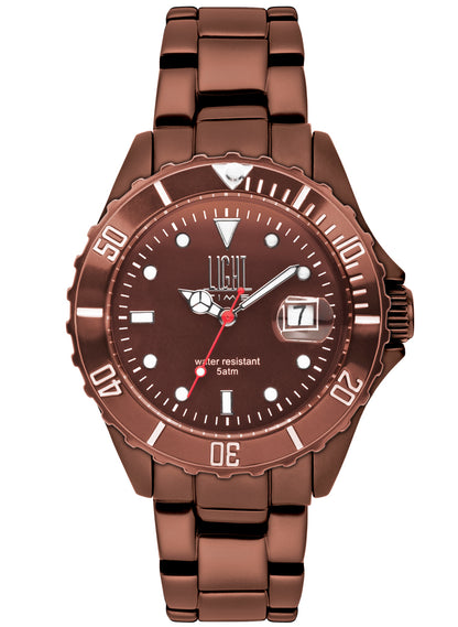 LIGHT TIME DIVER COPPER ALUMINIUM L152MA 40 mm Herrenquarzuhr – Produktansicht