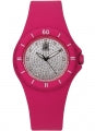 LIGHT TIME LADY DIVER Pink Quarzuhr Damen 36 mm Rosa Polycarbonat Silikon – Detailansicht