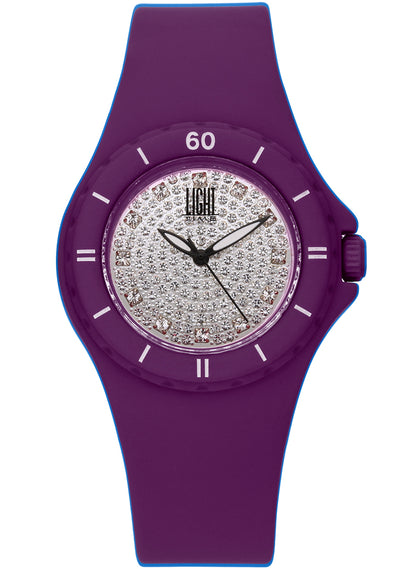 LIGHT TIME LADY DIVER Purple Damen Quarzuhr 36 mm – Produktansicht