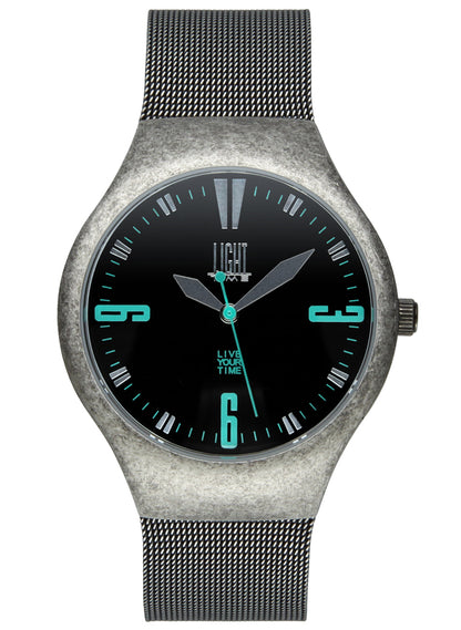 LIGHT TIME MESH VINTAGE L148D Quarzuhr Edelstahl 40 mm – Produktansicht