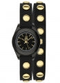LIGHT TIME Mod. PUNK Black Gold L169NG Damen Armbanduhr schwarz 23 mm – Detailansicht