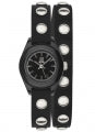 LIGHT TIME PUNK Black Silver L169NE Damen Quarzuhr Schwarz 23 mm – Detailansicht