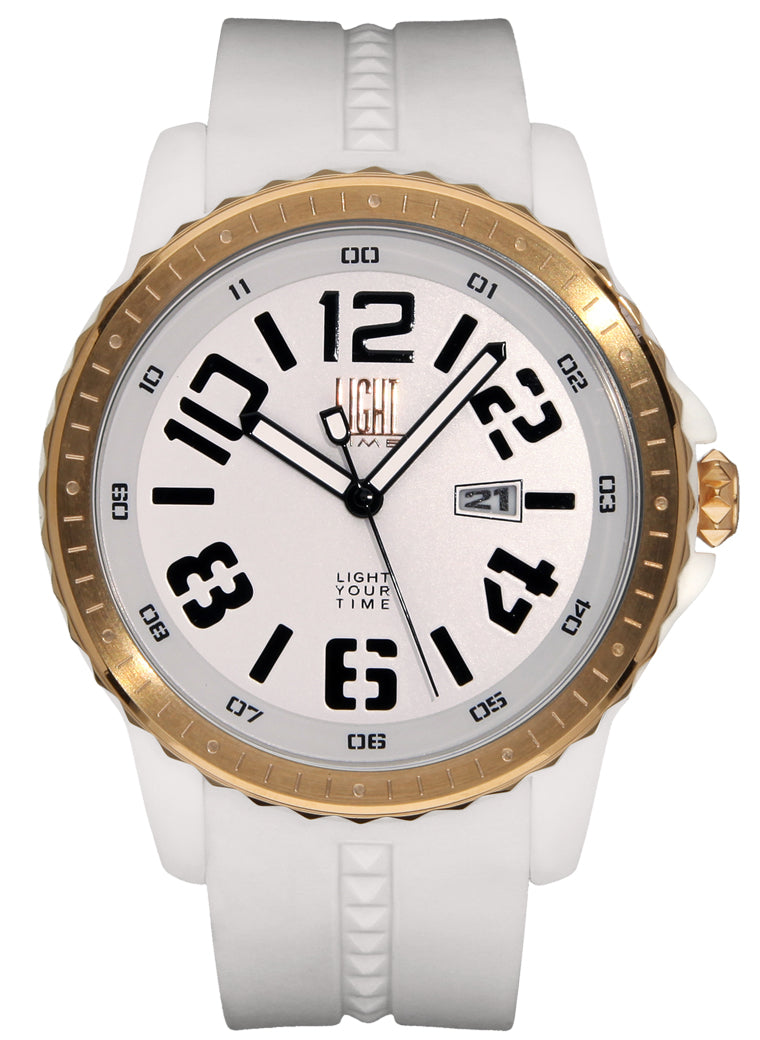 LIGHT TIME SPEEDWAY L157D Date Armbanduhr 48 mm