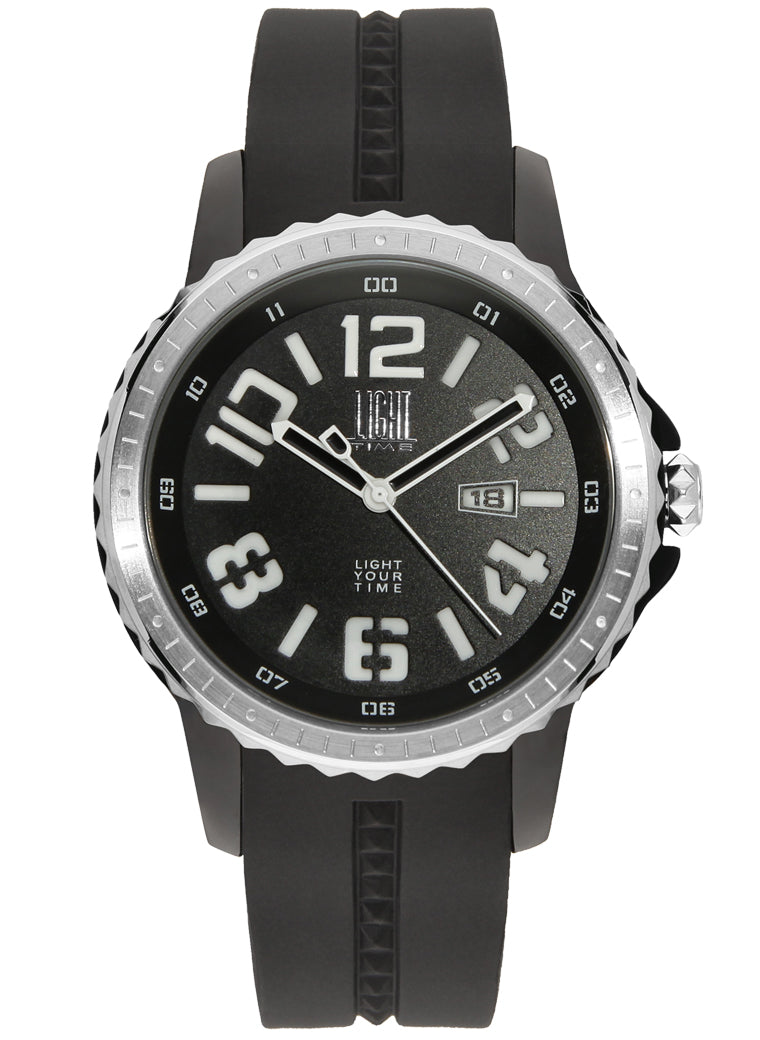 LIGHT TIME SPEEDWAY L160A Quarzuhr mit Datum 41 mm Polycarbonat – Produktansicht