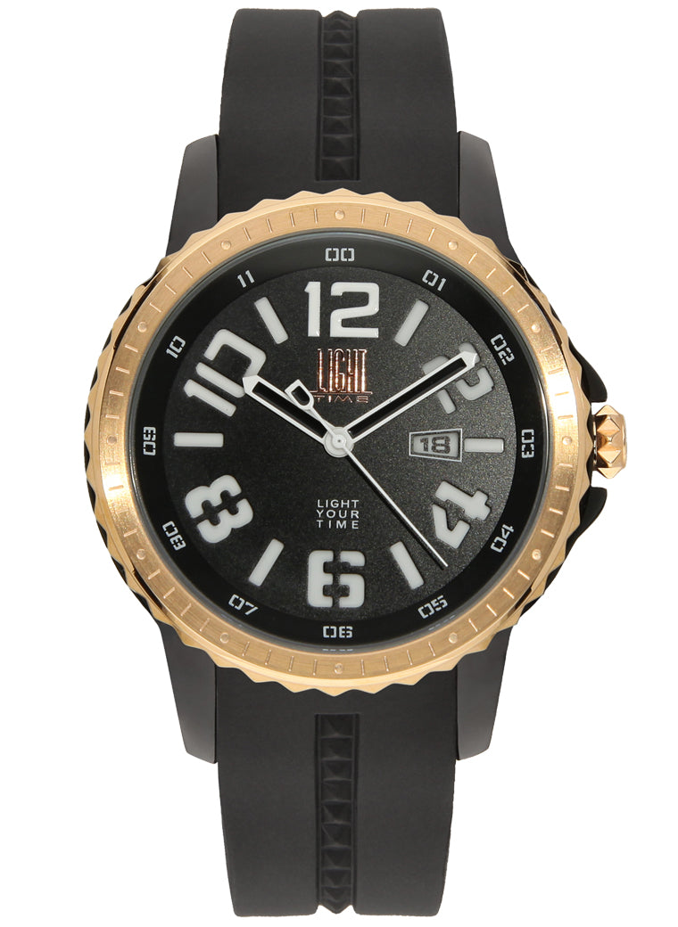 LIGHT TIME SPEEDWAY L160B Date Armbanduhr 41 mm – Produktansicht