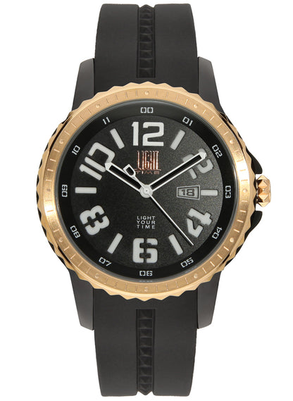 LIGHT TIME SPEEDWAY L160B Date Armbanduhr 41 mm – Produktansicht