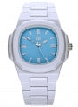 LIGHT TIME VELVET NAUTILUS Light Blue Herren Quarzuhr 42 mm Blau – Detailansicht
