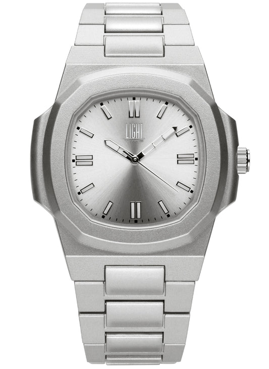LIGHT TIME VELVET NAUTILUS - Silver L511-SIL Only Time Armbanduhr 42 mm Silber