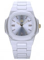 LIGHT TIME VELVET NAUTILUS White Herren Quarzuhr 42 mm Polycarbonat Weiss – Detailansicht
