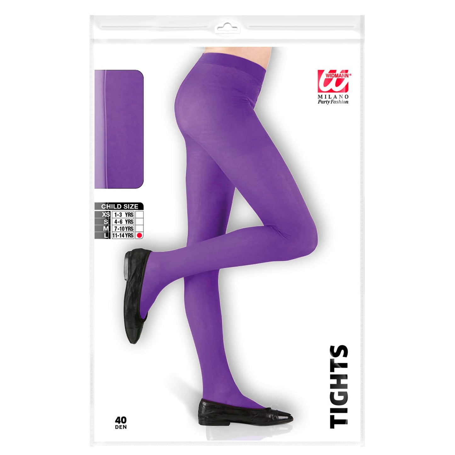"LILA STRUMPFHOSE" 40 DEN – Detailansicht