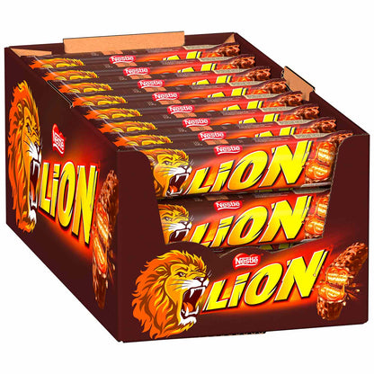 Lion Riegel 24x42g einzeln verpackt mit Karamell und Milchschokolade