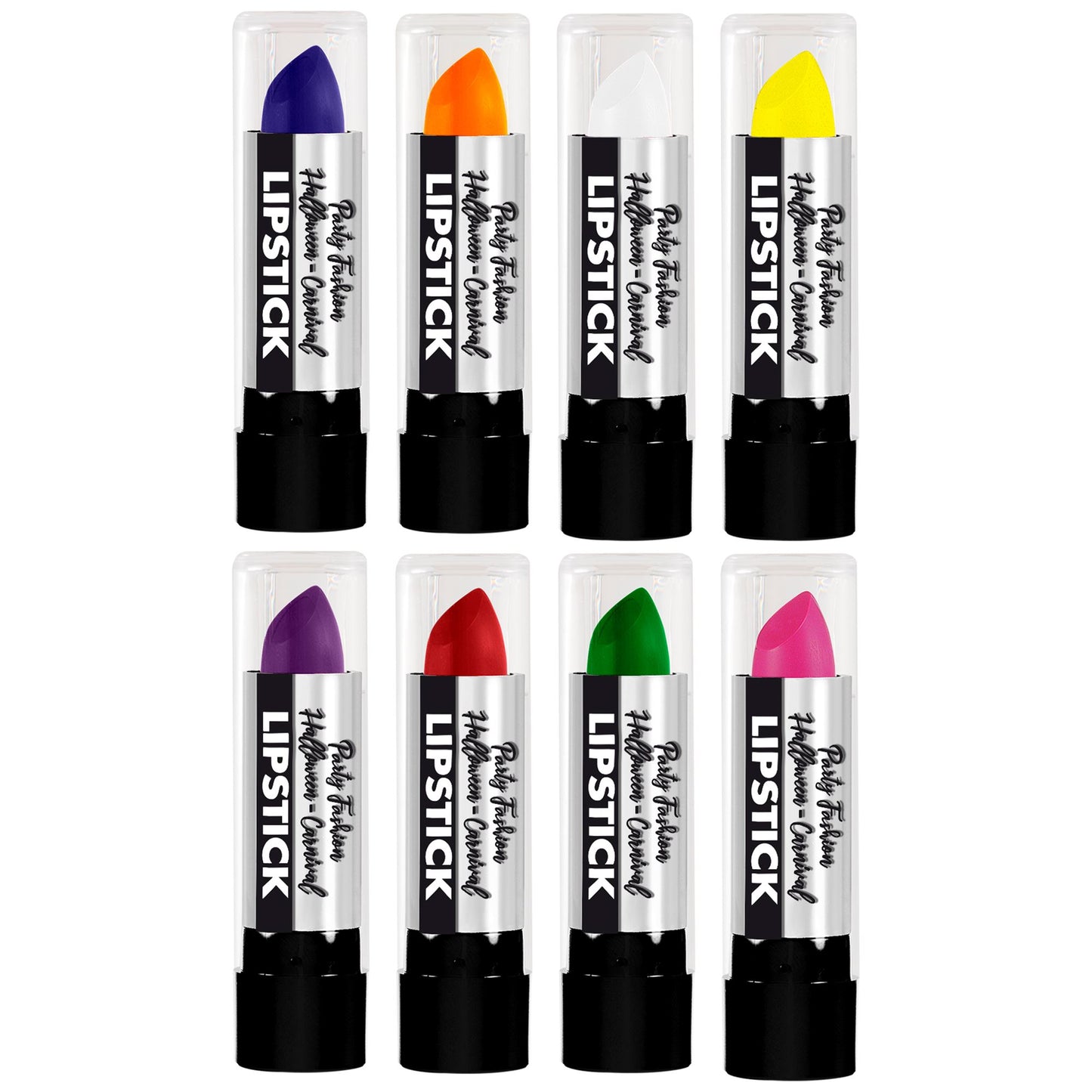 "LIPPENSTIFT" - 6 ml - sort. in 8 Farben: rot, orange, gelb, grün, violett, rosa, weiß – Detailansicht