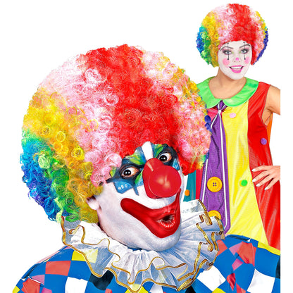"LOCKIGE PERÜCKE" Clown - in Polybag – Vorderansicht