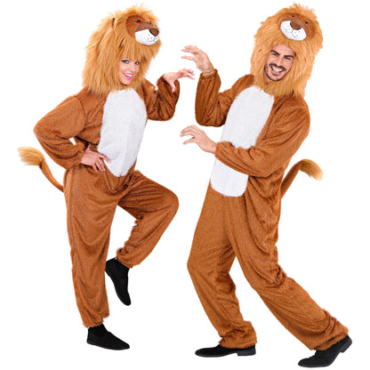 "LÖWE FUNNY" (Overall mit Kapuze) – Vorderansicht