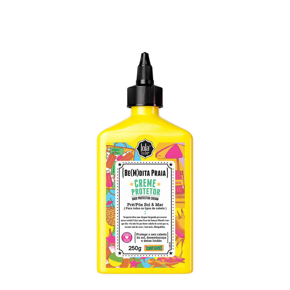 Lola Cosmetics, Be(M)dita Praia, Haarcreme-Behandlung, Für UV-Schutz, 250 g