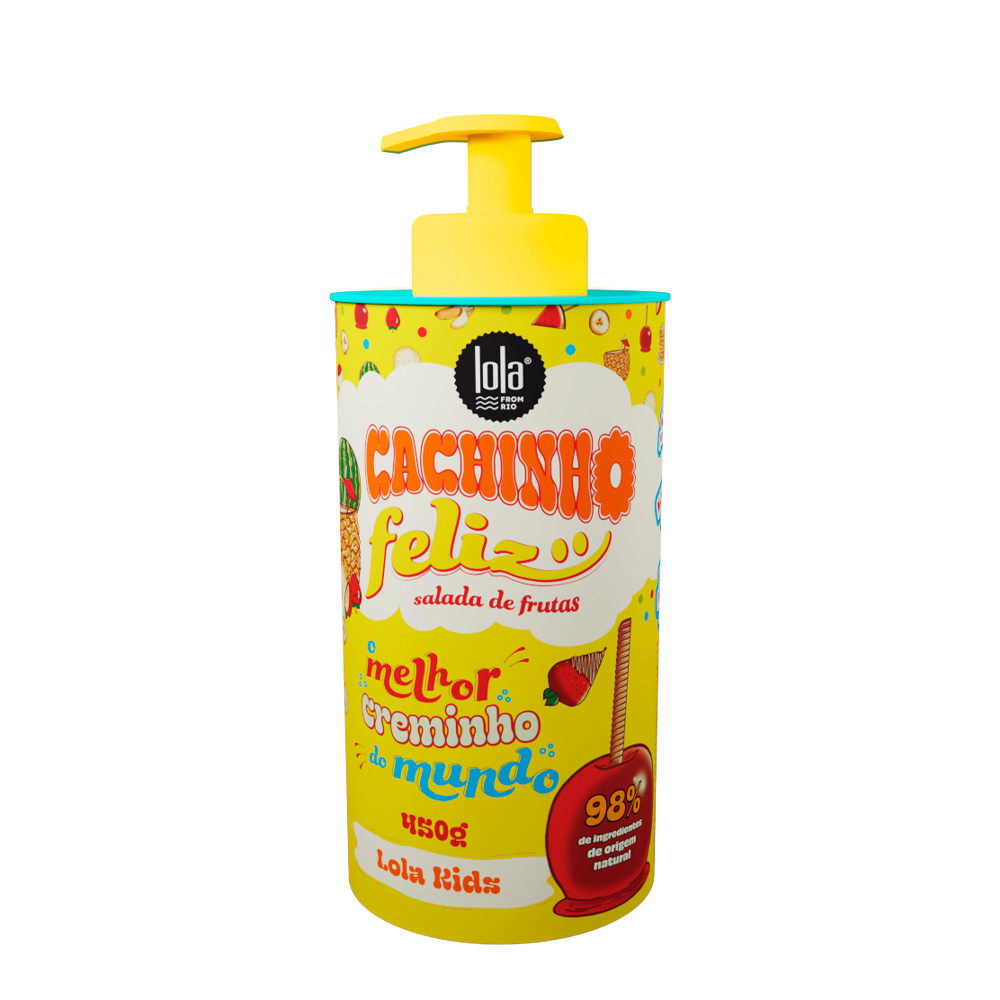Lola Cosmetics, Cachinho Feliz Kids, Früchte, Haarstyling-Creme, Flexibler Halt, 480 g