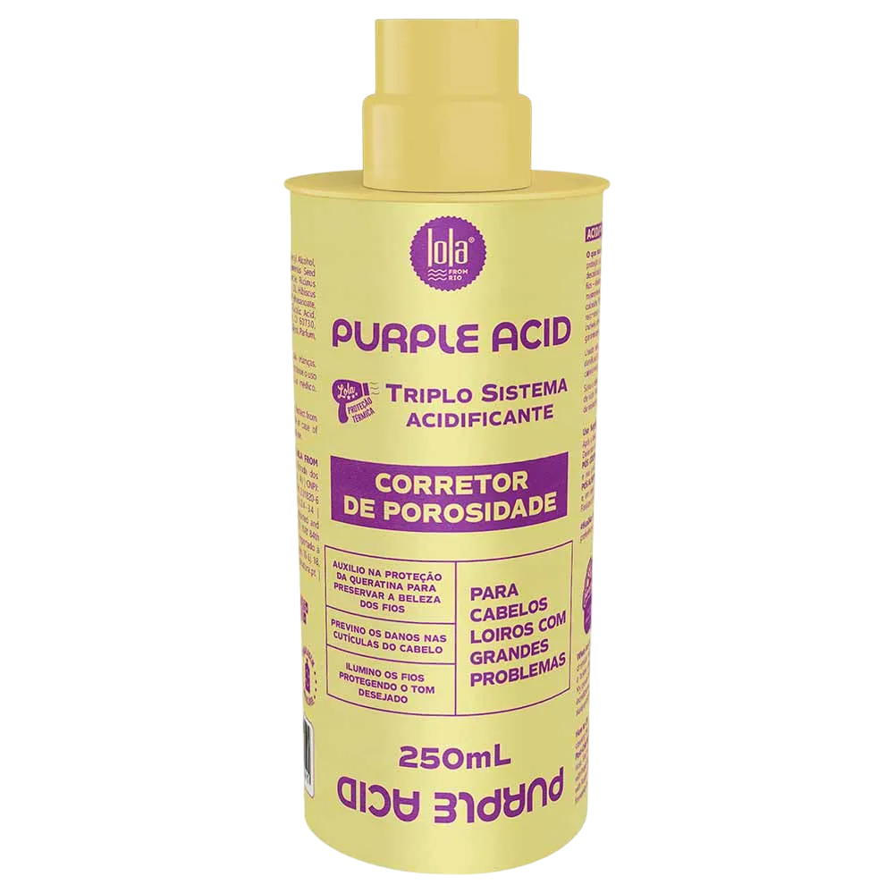 Lola Cosmetics, Purple Acid, Haarcreme-Behandlung, Antiporosität, 250 ml
