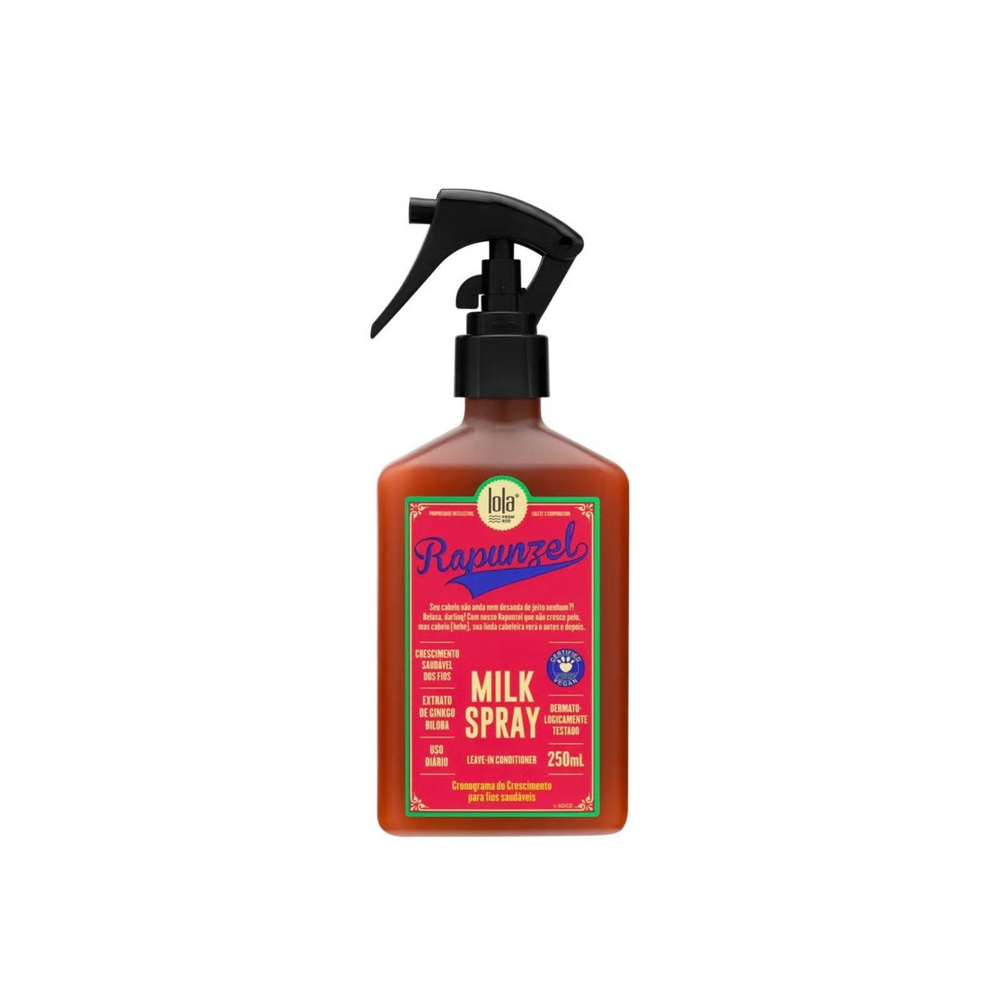 Lola Cosmetics, Rapunzel, Milch, Leave-In Balsam-Spray für die Haare, Zur Hydratation, 250 ml