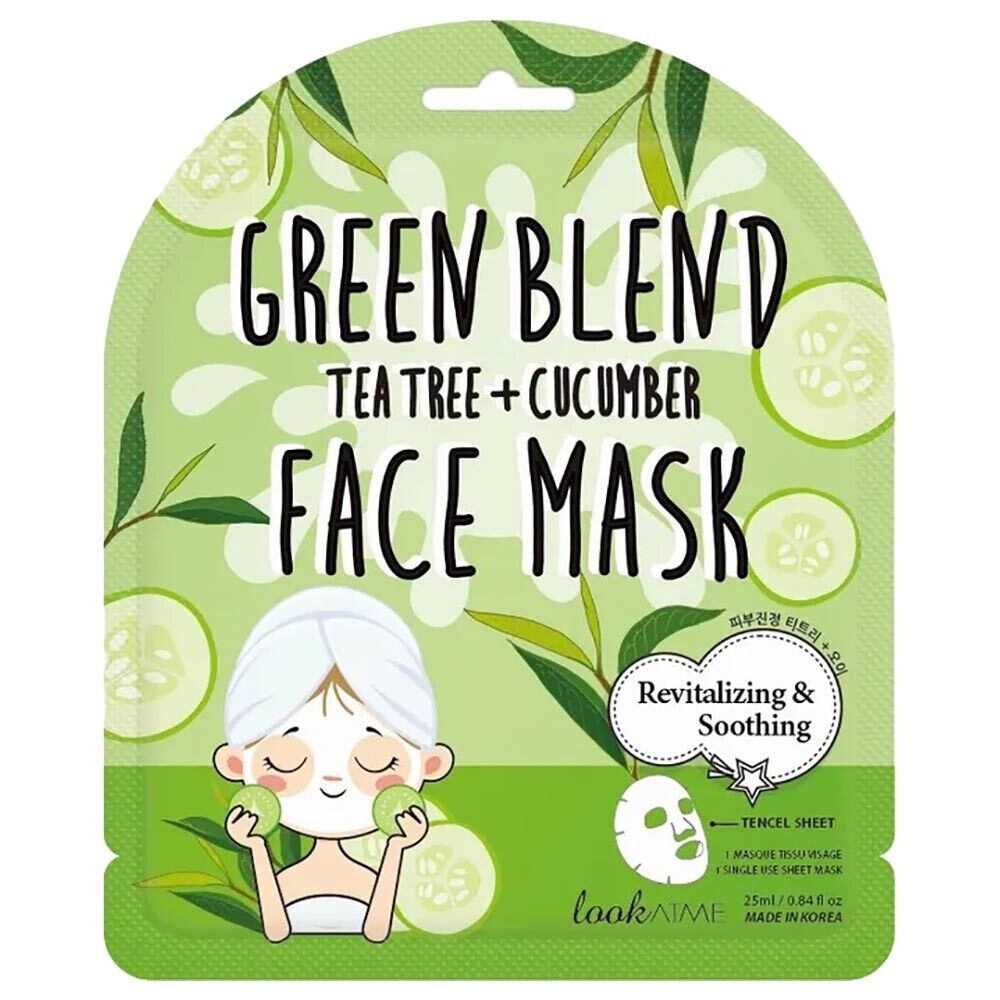 Look At Me, Green Blend, Gurke, Revitalisierung, Gesichtsmaske, Für das Gesicht, 25 ml