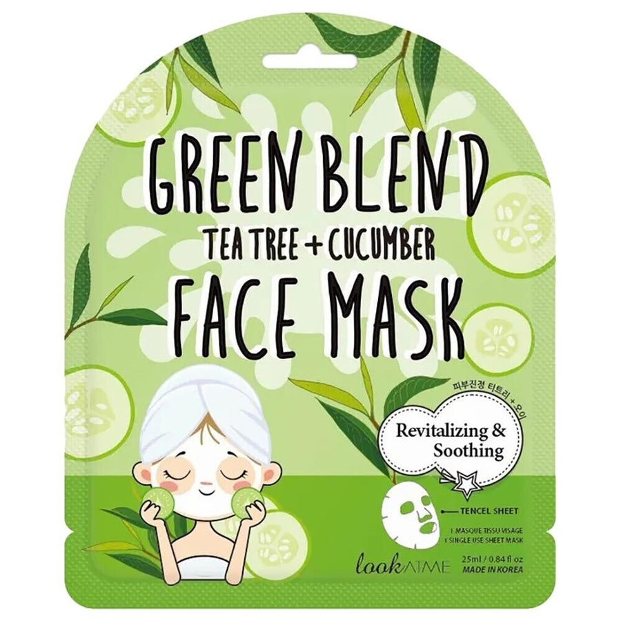 Look At Me, Green Blend, Gurke, Revitalisierung, Gesichtsmaske, Für das Gesicht, 25 ml
