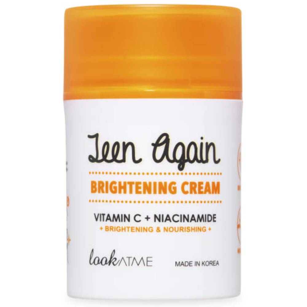 Look At Me, Teen Again Brightening, Nährend, Täglich, Sahne, Für das Gesicht, 50 ml