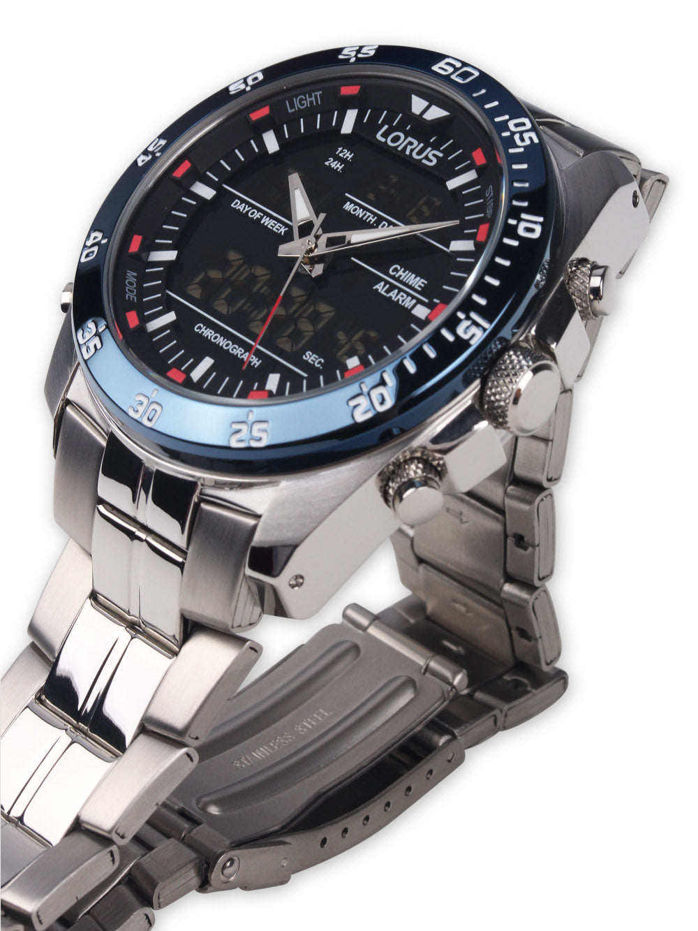 LORUS RW623AX5 Chronograph Armbanduhr 20 mm