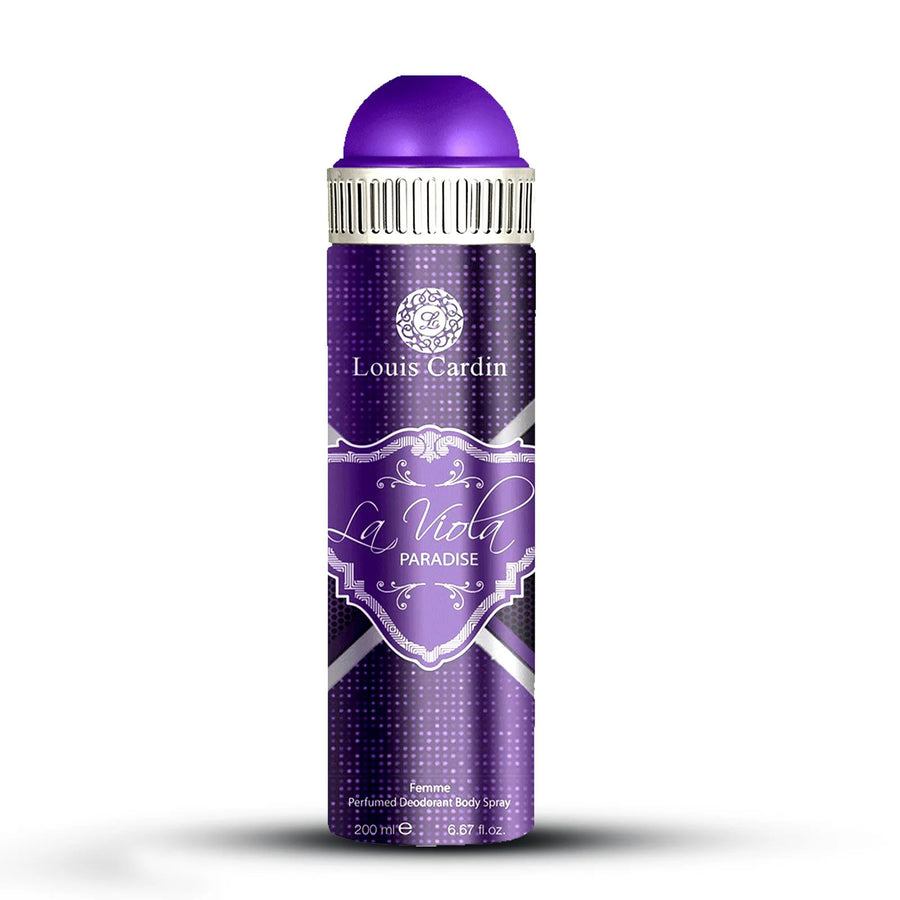 Louis Cardin Louis Cardin, La Viola Paradise, Deodorant Spray, Für Frauen, 200 ml Regular