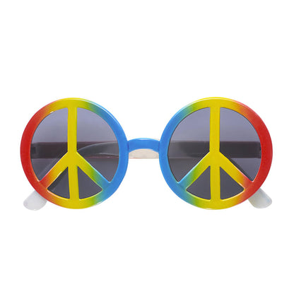 "LOVE & PEACE BRILLE" multicolor – Vorderansicht