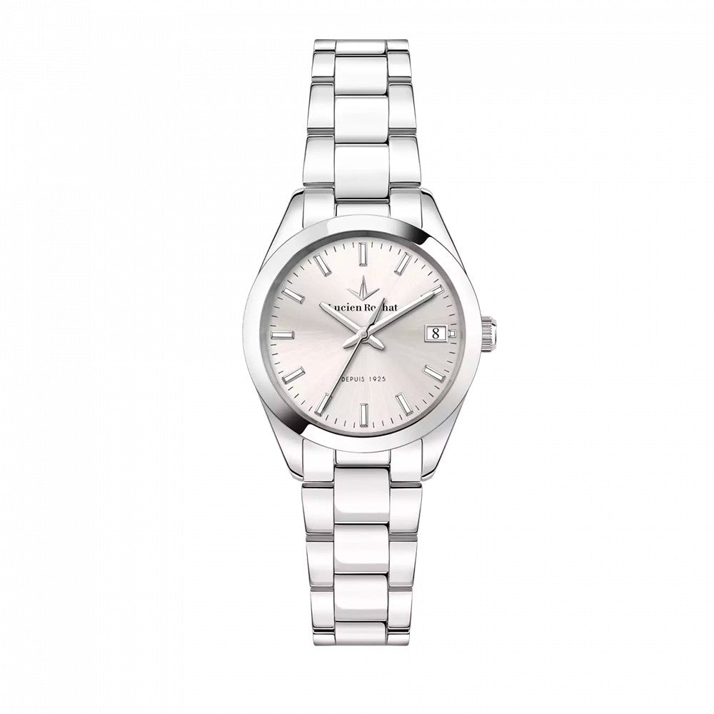 LUCIEN ROCHAT R0453114504 Damen Quartz Armbanduhr 32 mm Silber – Detailansicht