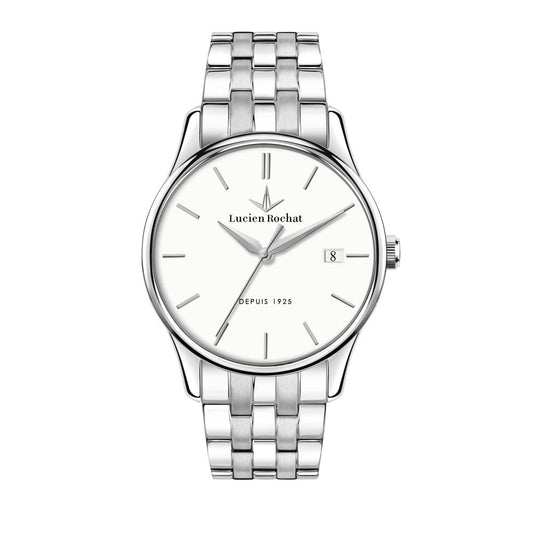 LUCIEN ROCHAT R0453115001 Date Armbanduhr 39 mm Silber ansicht-2