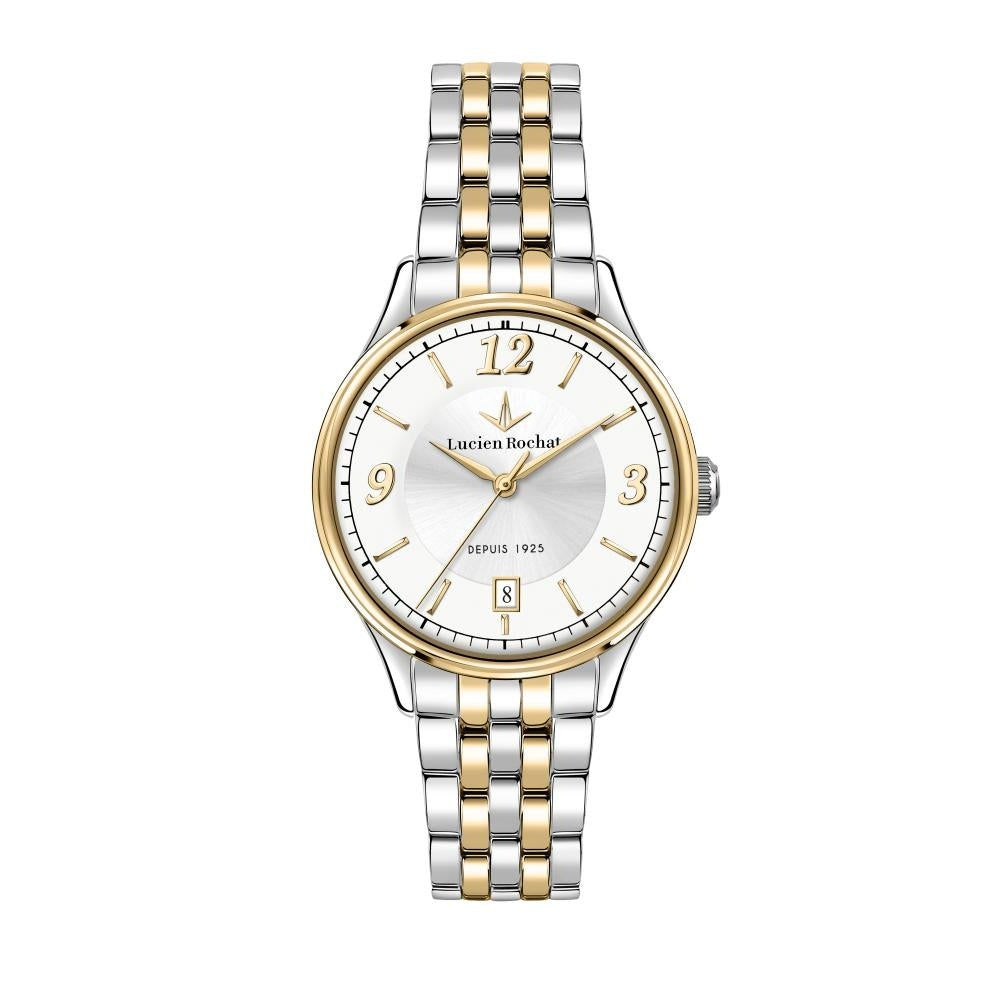LUCIEN ROCHAT R0453115502 Damen Quarzuhr Silber mit Datum 33 mm – Detailansicht