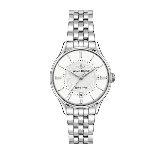 LUCIEN ROCHAT R0453115504 Date Armbanduhr 33 mm Silber ansicht-2