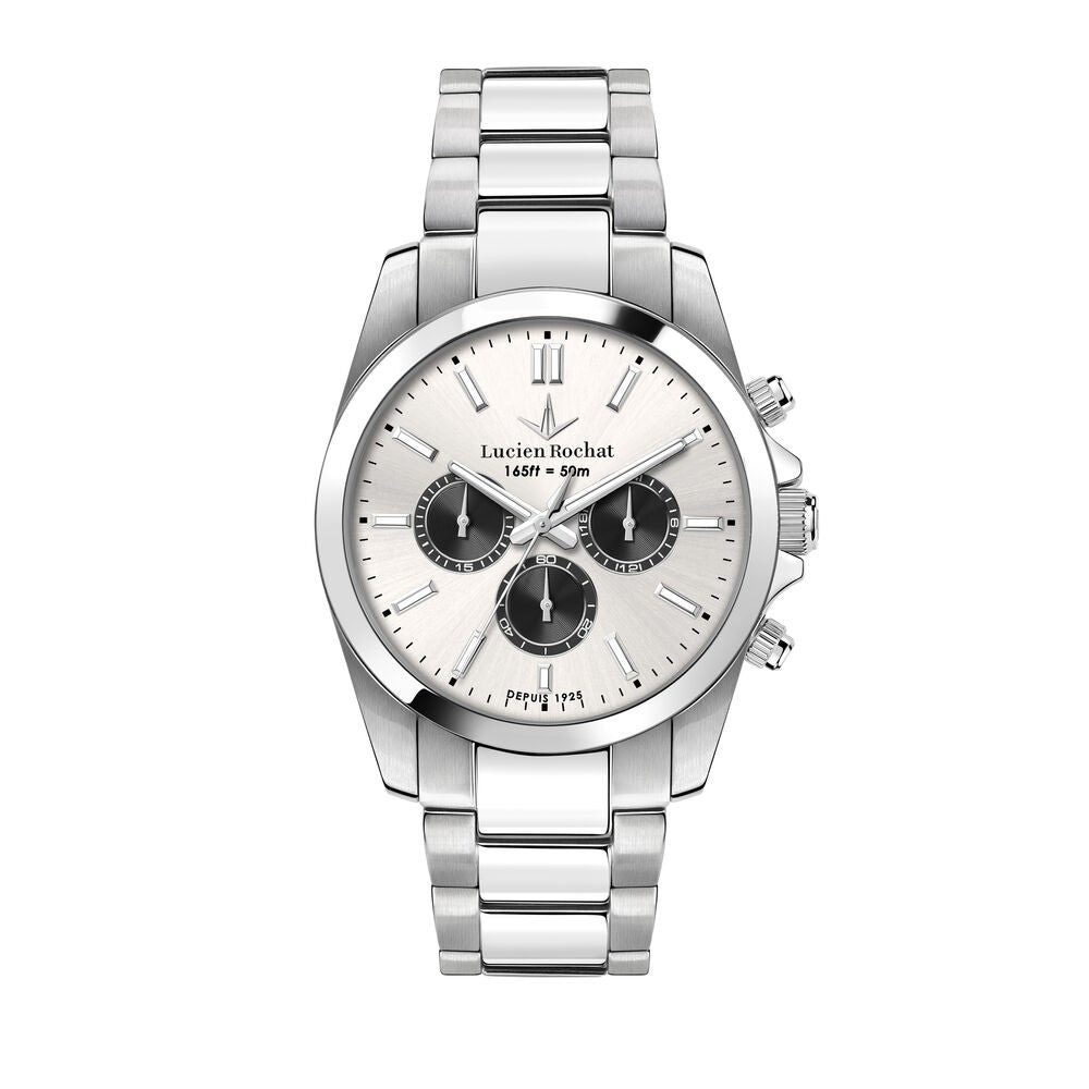 LUCIEN ROCHAT R0473617004 Chronograph Herren Armbanduhr Silber 41 mm – Detailansicht
