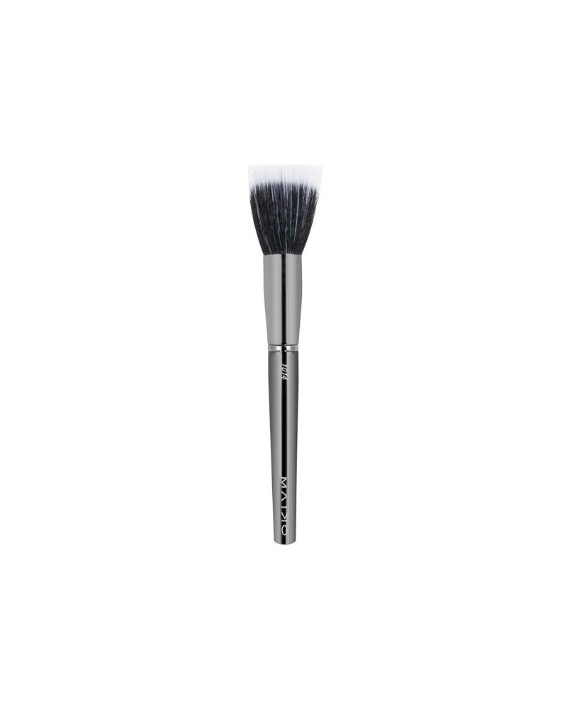 MAIKO MAIKO Luxury Grey Duo-Pinsel zum Verblenden von Puder 1014 1 Stück Kosmetik