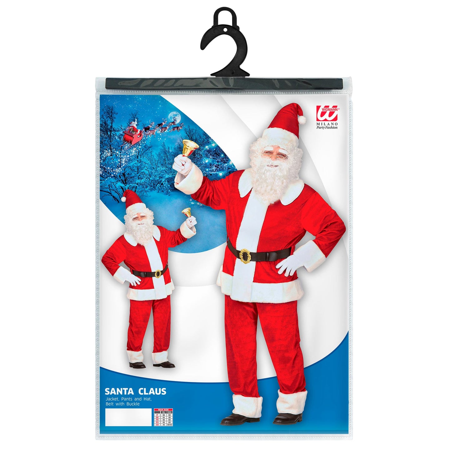 "LUXUS WEIHNACHTSMANN" aus Samt (Kasack, Hose und Hut mit Plüschrand,Gürtel mit Schnalle) – Detailansicht