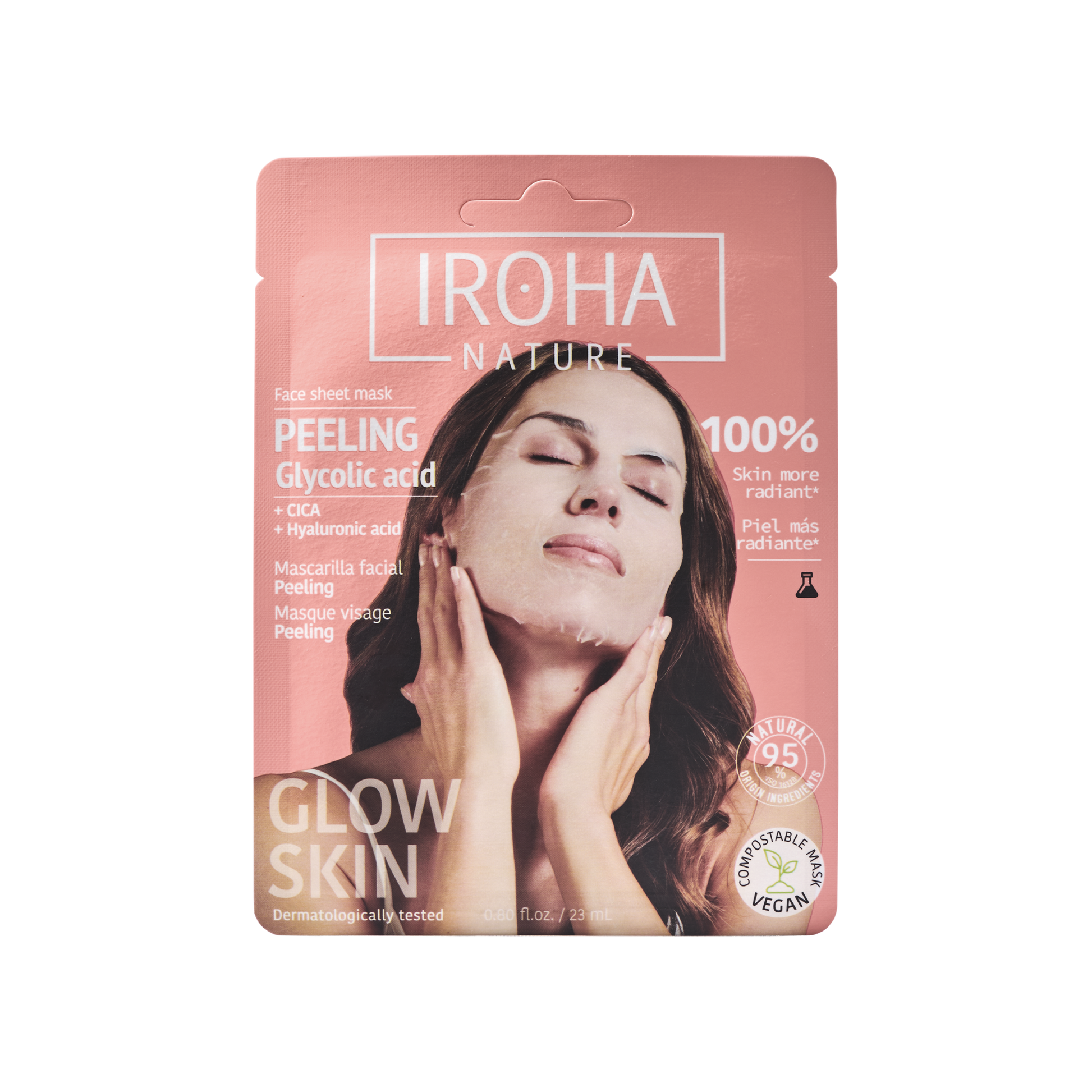 IROHA NATURE IROHA NATURE Perfect Skin Peeling mit Glicolic Acid und Centella Asiatica 23 ml Kosmetik