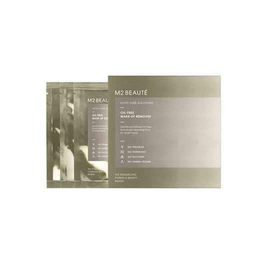 M2 Beaute Setzen, M2 Beaute, Ultra Pure Solutions, Make-up-Entferner-Tücher, 7 stk Regular