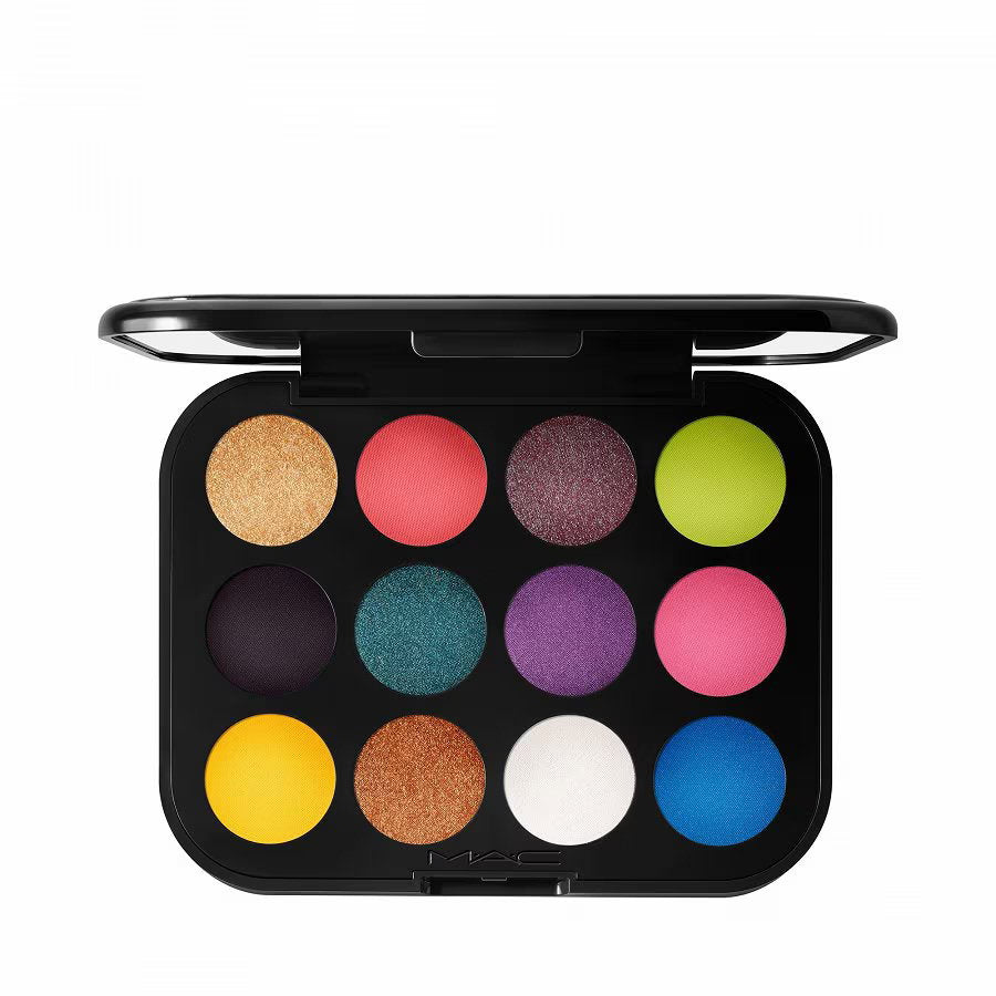 MAC, Connect In Colour, Lidschattenpalette, Hi-Fi Colour, 12 Schattierungen, 12.2 g