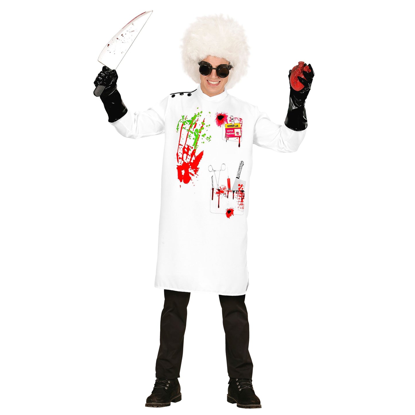 "MAD SCIENTIST" (Laborkittel, Handschuhe) – Ansicht 3