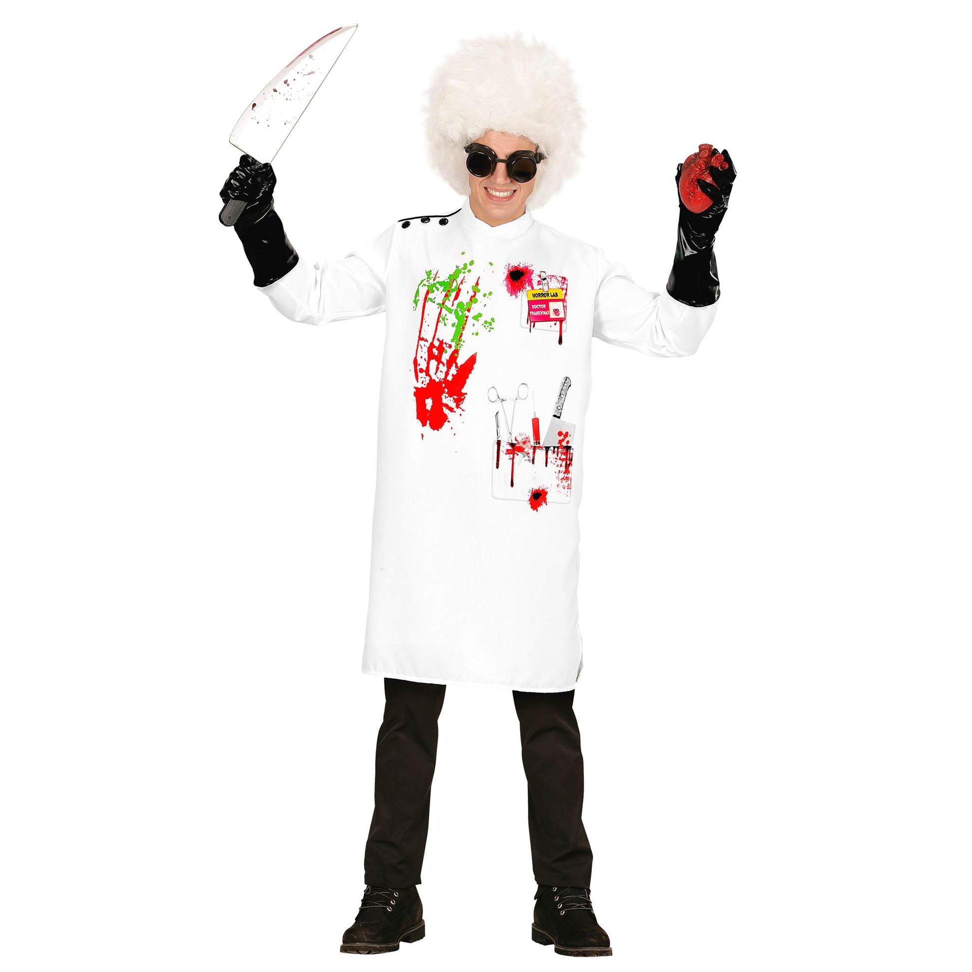 "MAD SCIENTIST" (Laborkittel, Handschuhe) – Ansicht 3