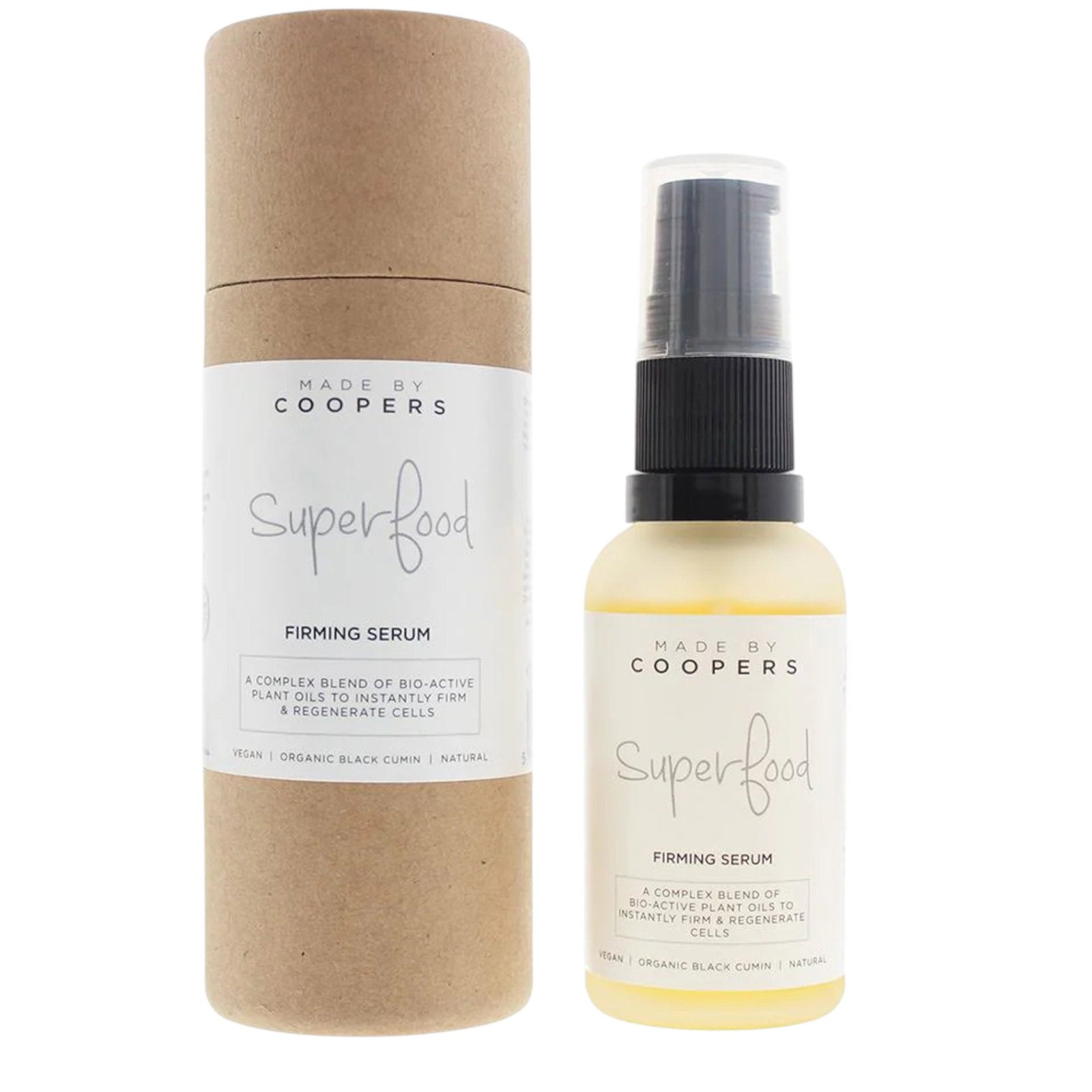 Made By Coopers Made By Coopers, Superfood, Vegan, Festigung, Serum, Für das Gesicht, 30 ml Regular