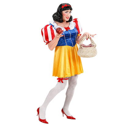 "MÄRCHEN-PRINZESSIN" (Kleid, Strumpfband, Haarschleife) – Vorderansicht