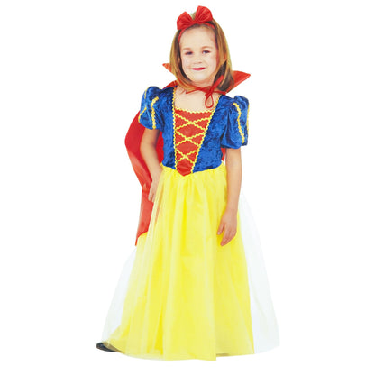 "MÄRCHENPRINZESSIN" (Kleid, Mantel, Haarklammer) – Vorderansicht