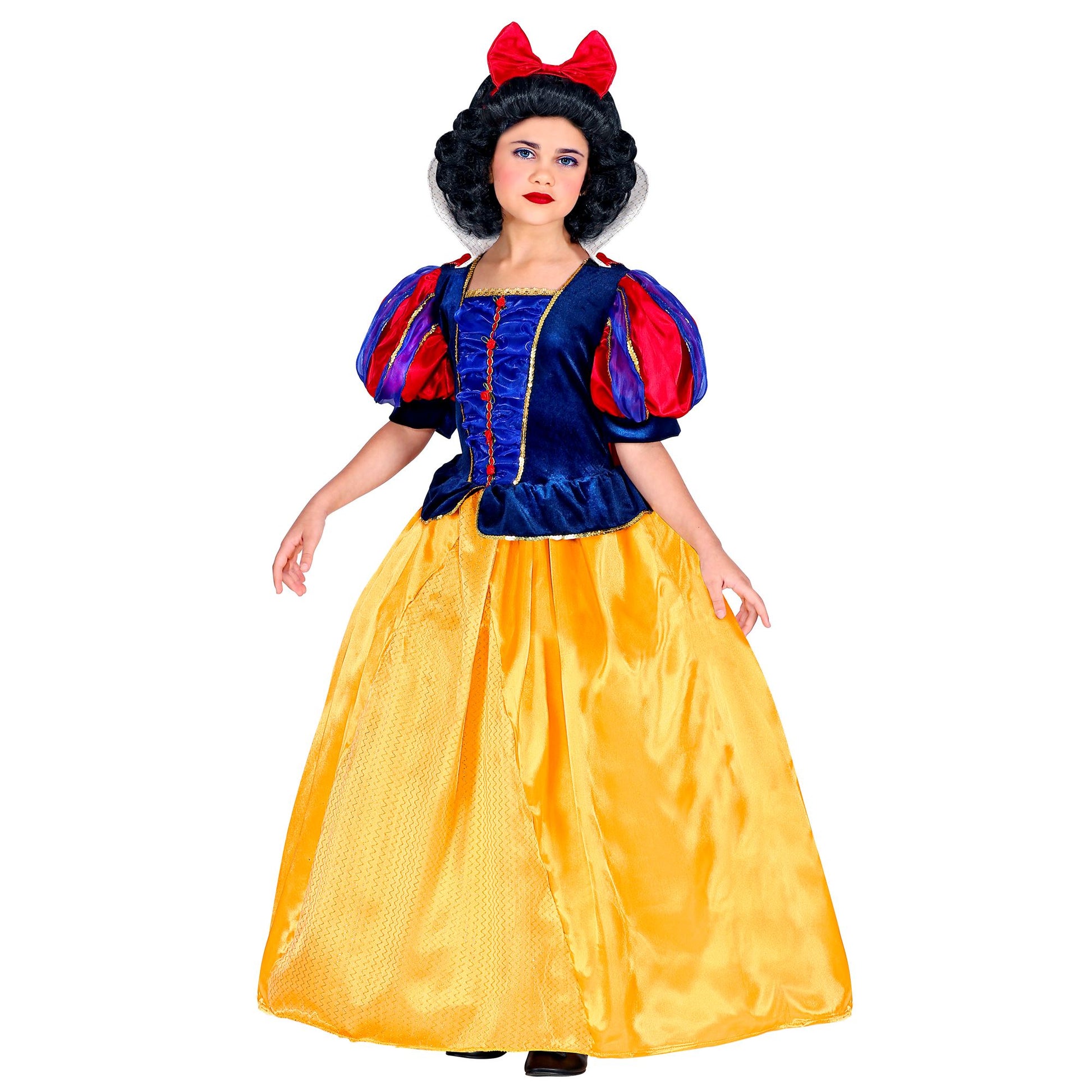 "MÄRCHENPRINZESSIN" (Kleid mit Reifrock, Umhang, Haarschleife) – Detailansicht