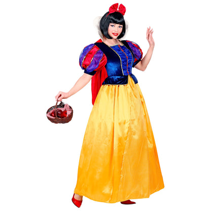 "MÄRCHENPRINZESSIN" (Kleid mit Reifrock, Umhang, Haarschleife) – Detailansicht