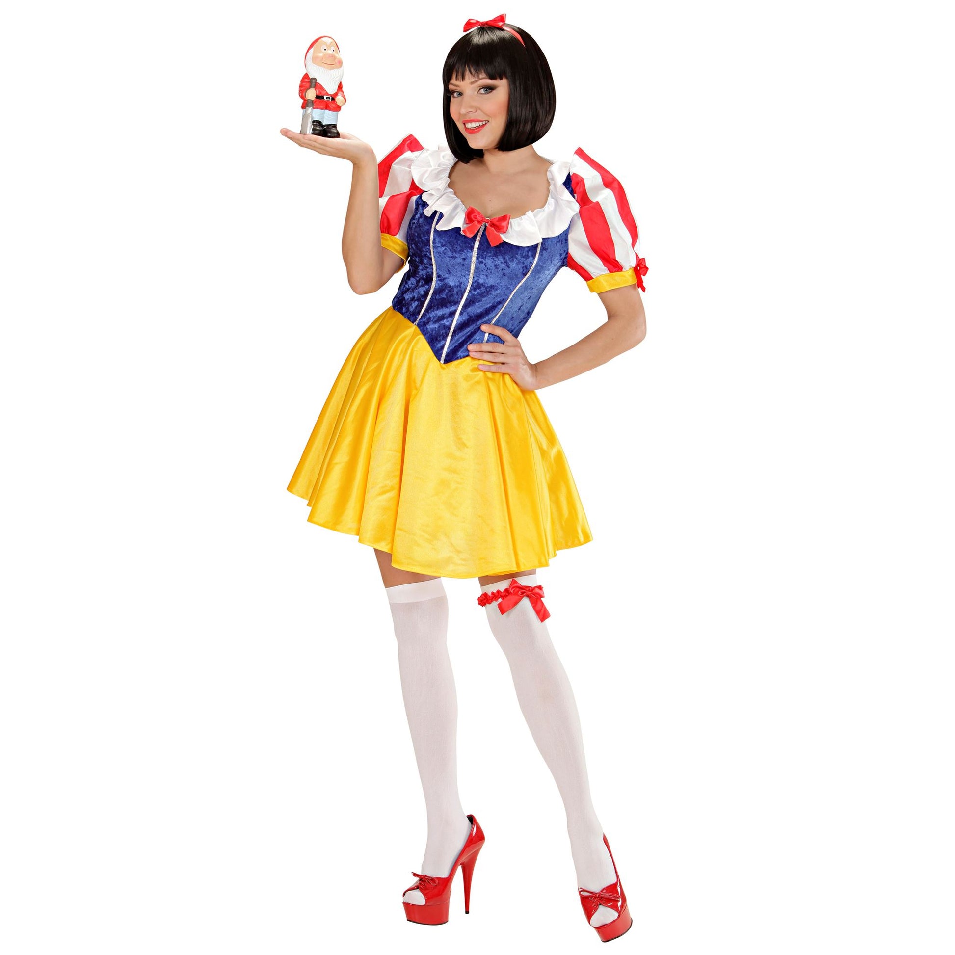 "MÄRCHENPRINZESSIN" (Kleid, Strumpfband, Haarschleife) – Detailansicht