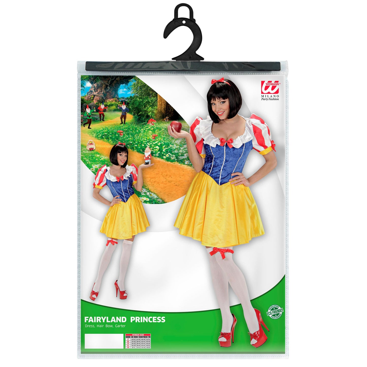 "MÄRCHENPRINZESSIN" (Kleid, Strumpfband, Haarschleife) – Ansicht 4