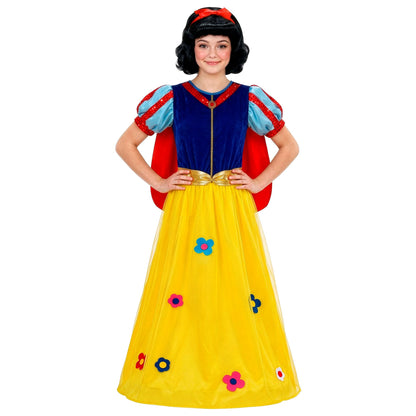 "MÄRCHENPRINZESSIN" (Kleid, Umhang, Gürtel) – Detailansicht