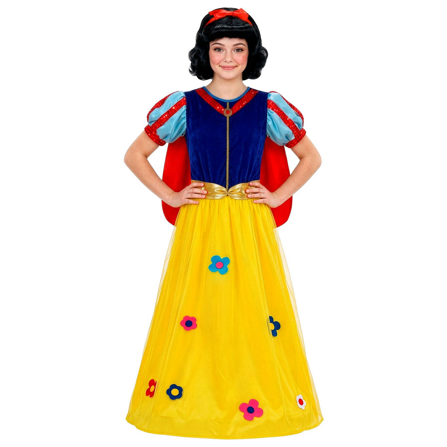 "MÄRCHENPRINZESSIN" (Kleid, Umhang, Gürtel) – Detailansicht